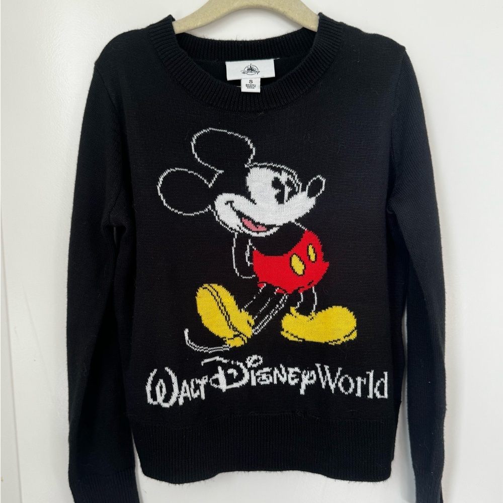 Children’s Disney World Black Sweater with Mickey Mouse Design